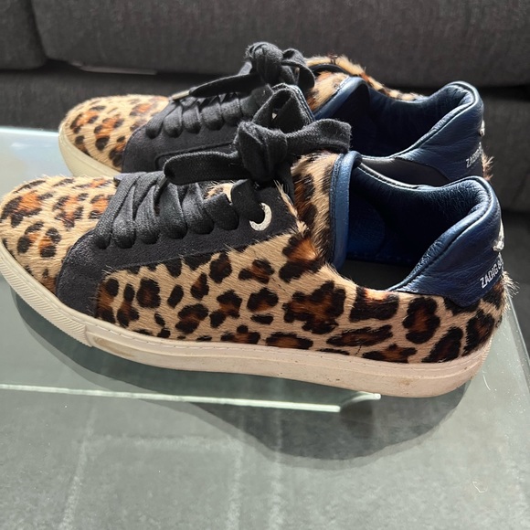 Leopard Zadig and Voltaire size 39 sneakers - Picture 3 of 7